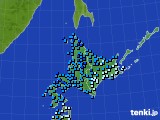 北海道地方のアメダス実況(気温)(2023年11月12日)