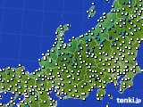 2023年11月13日の北陸地方のアメダス(気温)