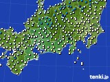 2023年11月13日の東海地方のアメダス(気温)