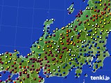 北陸地方のアメダス実況(日照時間)(2023年11月15日)