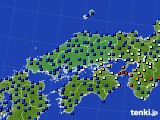 中国地方のアメダス実況(日照時間)(2023年11月16日)