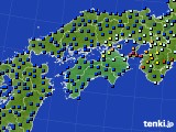 2023年11月16日の四国地方のアメダス(日照時間)