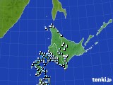 北海道地方のアメダス実況(降水量)(2023年11月17日)