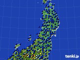東北地方のアメダス実況(日照時間)(2023年11月17日)