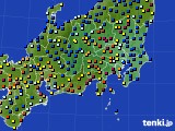 関東・甲信地方のアメダス実況(日照時間)(2023年11月18日)