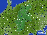 長野県のアメダス実況(風向・風速)(2023年11月18日)