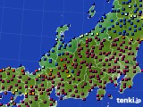 北陸地方のアメダス実況(日照時間)(2023年11月19日)