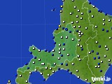 道央のアメダス実況(風向・風速)(2023年11月20日)