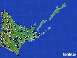 2023年11月20日の道東のアメダス(風向・風速)