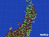 東北地方のアメダス実況(日照時間)(2023年11月21日)