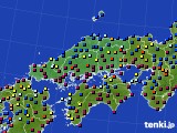 中国地方のアメダス実況(日照時間)(2023年11月24日)