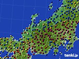 北陸地方のアメダス実況(日照時間)(2023年11月25日)