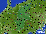 長野県のアメダス実況(日照時間)(2023年11月25日)