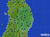 岩手県のアメダス実況(日照時間)(2023年11月25日)