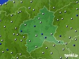 群馬県のアメダス実況(風向・風速)(2023年11月25日)