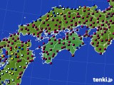 2023年11月26日の四国地方のアメダス(日照時間)