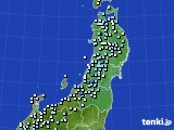 東北地方のアメダス実況(降水量)(2023年11月28日)