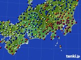 2023年11月28日の東海地方のアメダス(日照時間)