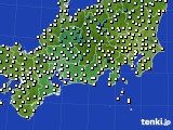 2023年11月28日の東海地方のアメダス(気温)