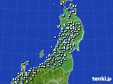 東北地方のアメダス実況(降水量)(2023年11月29日)