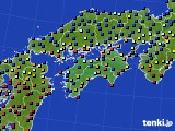 2023年11月29日の四国地方のアメダス(日照時間)