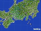 2023年11月29日の東海地方のアメダス(気温)