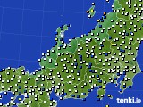 北陸地方のアメダス実況(風向・風速)(2023年11月29日)