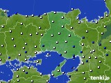 2023年11月30日の兵庫県のアメダス(風向・風速)