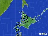 北海道地方のアメダス実況(積雪深)(2023年12月01日)