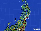 東北地方のアメダス実況(日照時間)(2023年12月01日)