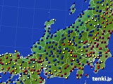 北陸地方のアメダス実況(日照時間)(2023年12月01日)