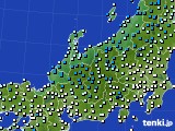 2023年12月01日の北陸地方のアメダス(気温)