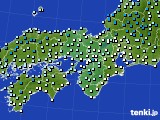 近畿地方のアメダス実況(気温)(2023年12月01日)