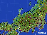 2023年12月02日の北陸地方のアメダス(日照時間)
