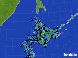 2023年12月02日の北海道地方のアメダス(気温)