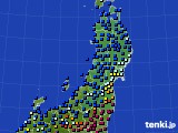 東北地方のアメダス実況(日照時間)(2023年12月03日)