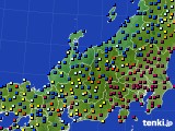 2023年12月03日の北陸地方のアメダス(日照時間)