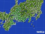 2023年12月03日の東海地方のアメダス(風向・風速)