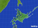 北海道地方のアメダス実況(積雪深)(2023年12月04日)