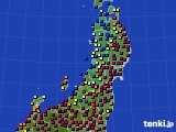 東北地方のアメダス実況(日照時間)(2023年12月04日)