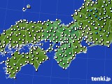2023年12月04日の近畿地方のアメダス(気温)