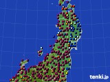 東北地方のアメダス実況(日照時間)(2023年12月06日)
