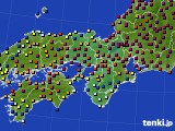 近畿地方のアメダス実況(日照時間)(2023年12月06日)