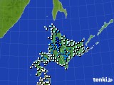 2023年12月06日の北海道地方のアメダス(気温)