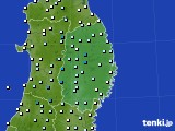 岩手県のアメダス実況(気温)(2023年12月06日)