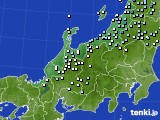 北陸地方のアメダス実況(降水量)(2023年12月07日)