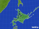 北海道地方のアメダス実況(積雪深)(2023年12月07日)