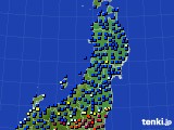 東北地方のアメダス実況(日照時間)(2023年12月07日)