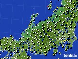 北陸地方のアメダス実況(風向・風速)(2023年12月07日)