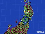 東北地方のアメダス実況(日照時間)(2023年12月08日)
